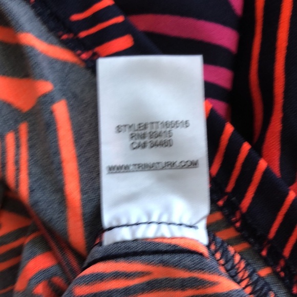 Trina Turk Merci Off The Shoulder Dress in Multi Size M - Picture 5 of 10